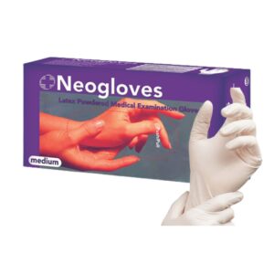 Guantes de examen de látex Neogloves